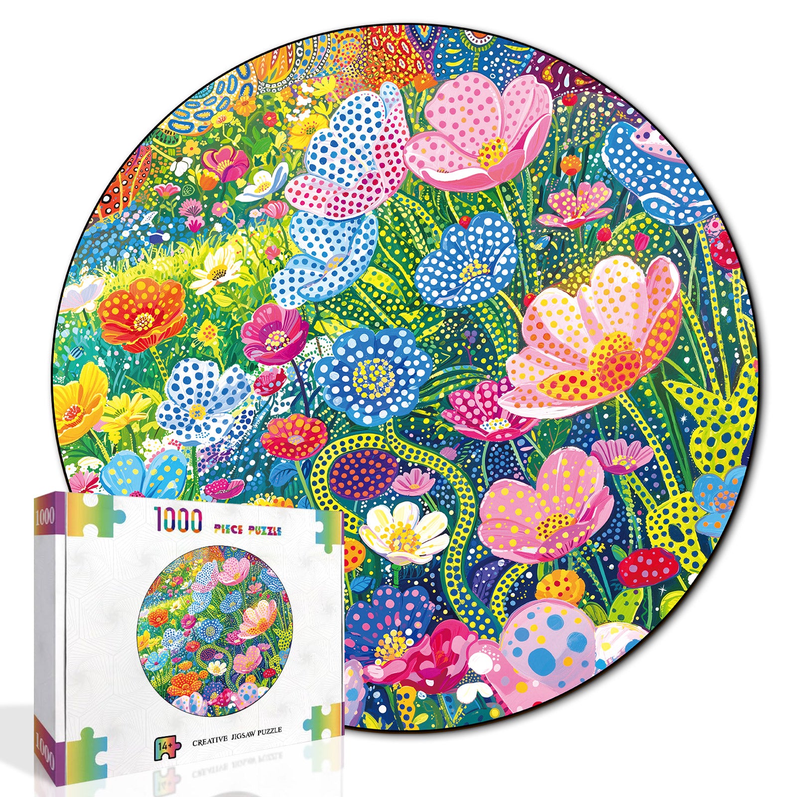 kaayee-cardboard-puzzle-floral-fantasy-1000-teile-eco image 2