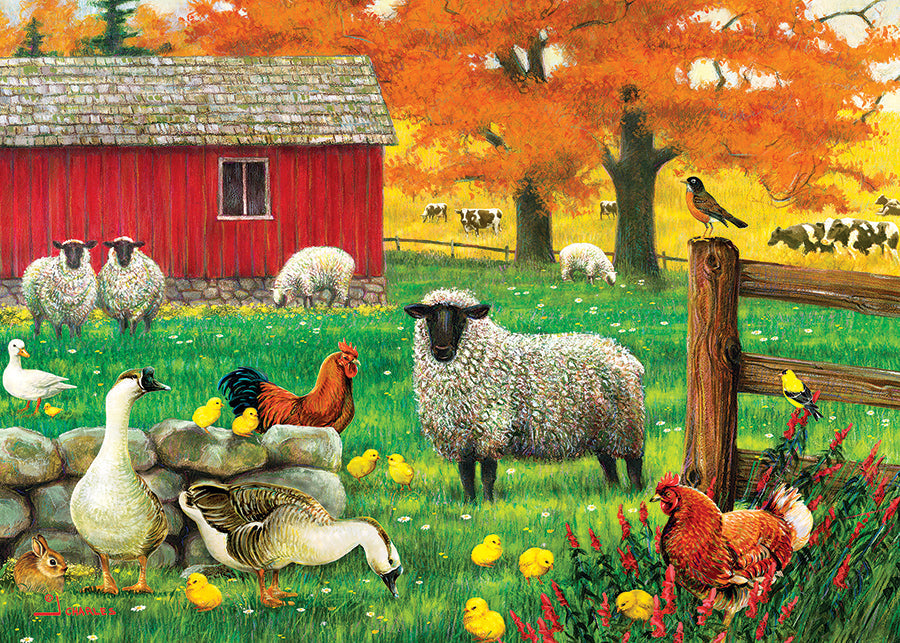 cobble-hill-tray-puzzles-sheep-farm-rahmenpuzzle-35-teile-bauernhof image 3