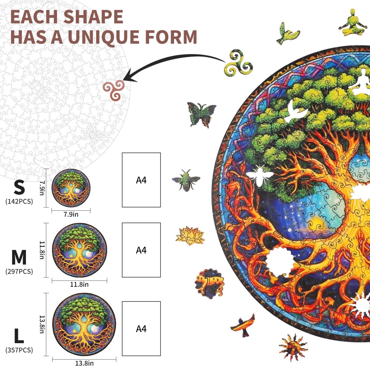 kaayee-wooden-puzzle-lush-tree-of-life-holzpuzzle-medium-rund image 5