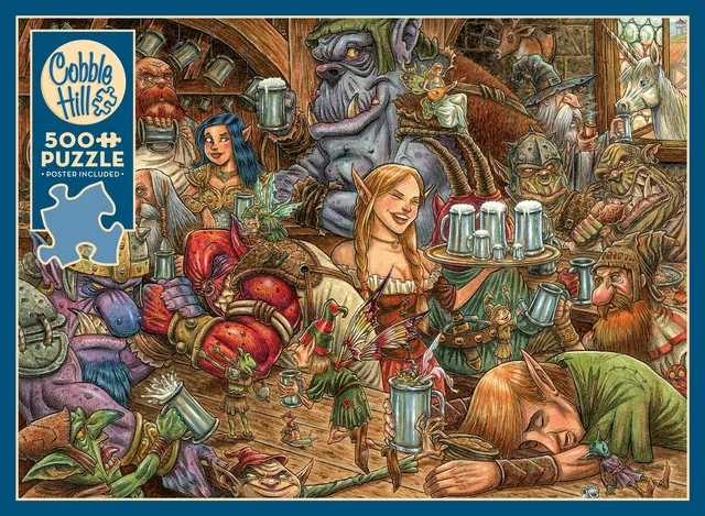 cobble-hill-500-brewing-up-trouble-puzzle-500-teile-fantasy image 1