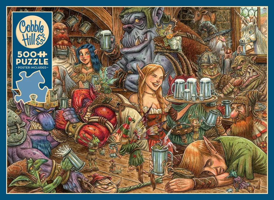 cobble-hill-500-brewing-up-trouble-puzzle-500-teile-fantasy image 1