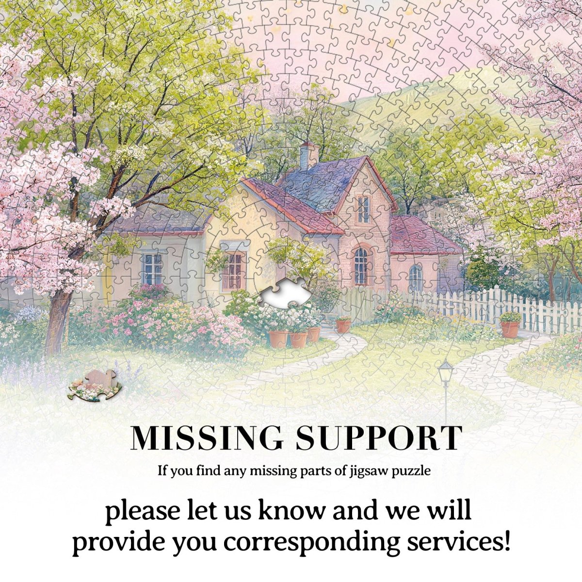 kaayee-cardboard-puzzle-whispers-of-sakura-meadow-1000-teile-eco image 7