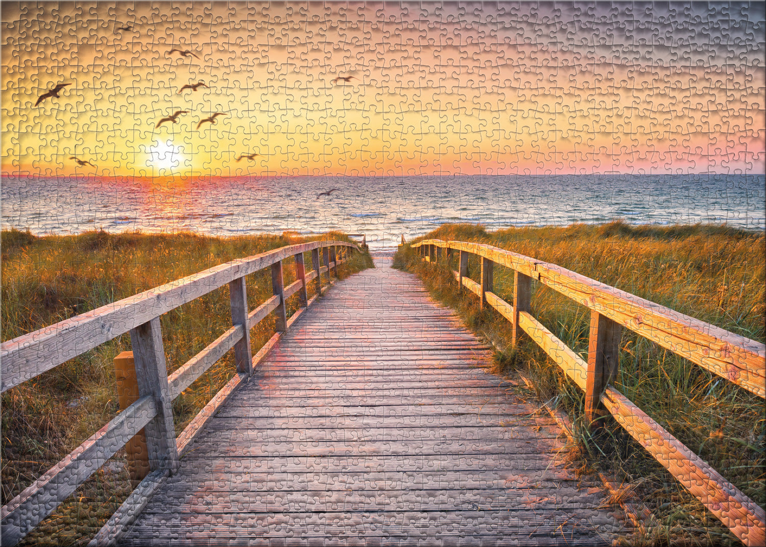 ulmer-puzzleschmiede-puzzle-500-teile-abendstunde-auf-sylt-meer image 2