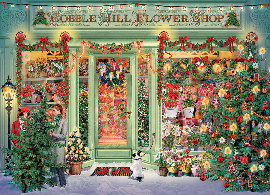 cobble-hill-christmas-flower-shop-puzzle-1000-teile-weihnachten image 2
