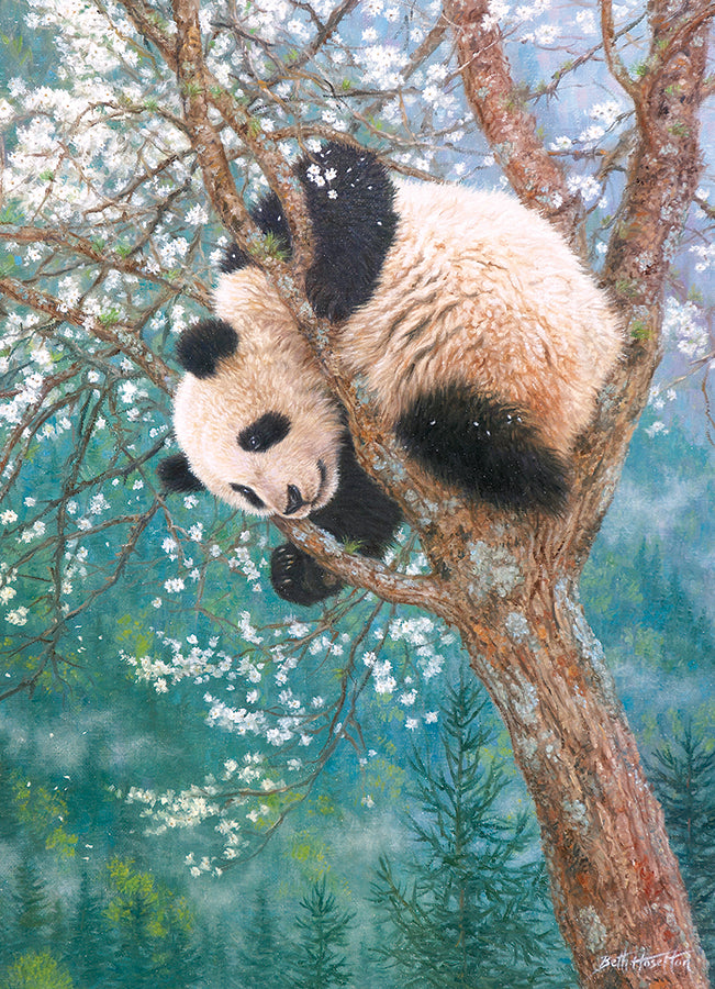 cobble-hill-1000-piece-golden-child-puzzle-1000-teile-panda image 2