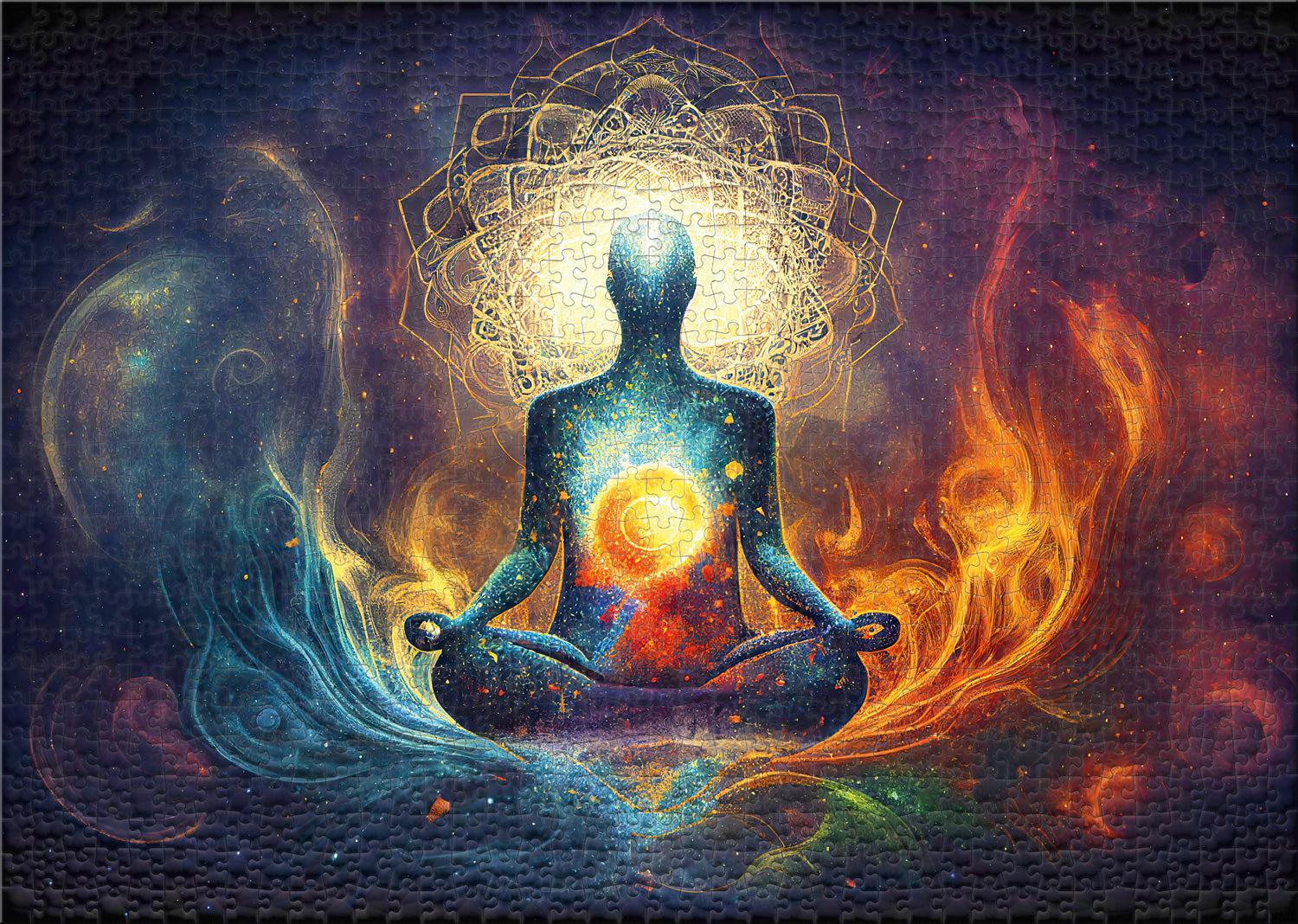 ulmer-puzzleschmiede-puzzle-2000-teile-seelenflug-yoga image 2