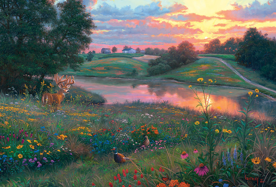 cobble-hill-2000-piece-the-gloaming-puzzle-2000-teile-sonnenuntergang image 2