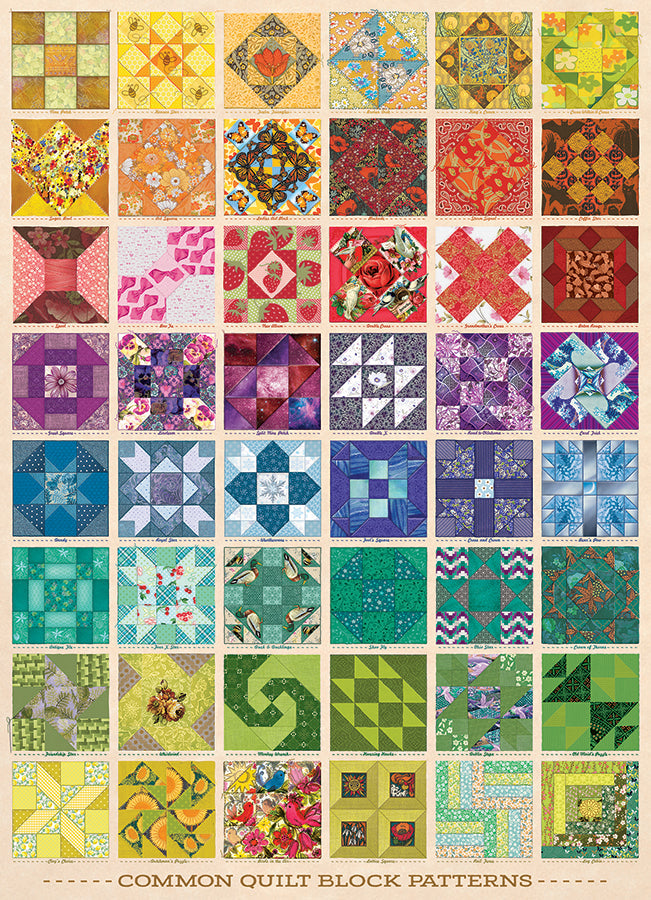 cobble-hill-1000-piece-common-quilt-blocks-puzzle-1000-teile-bunt image 2
