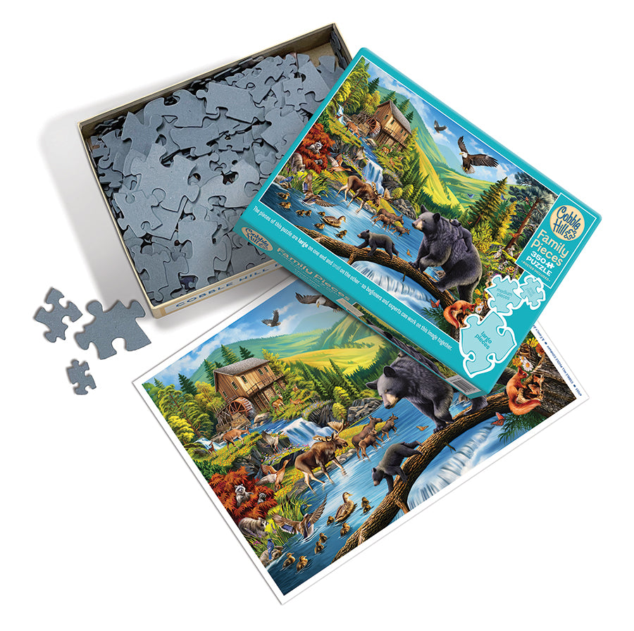 cobble-hill-family-pieces-350-a-family-affair-puzzle-tiere-berge image 3