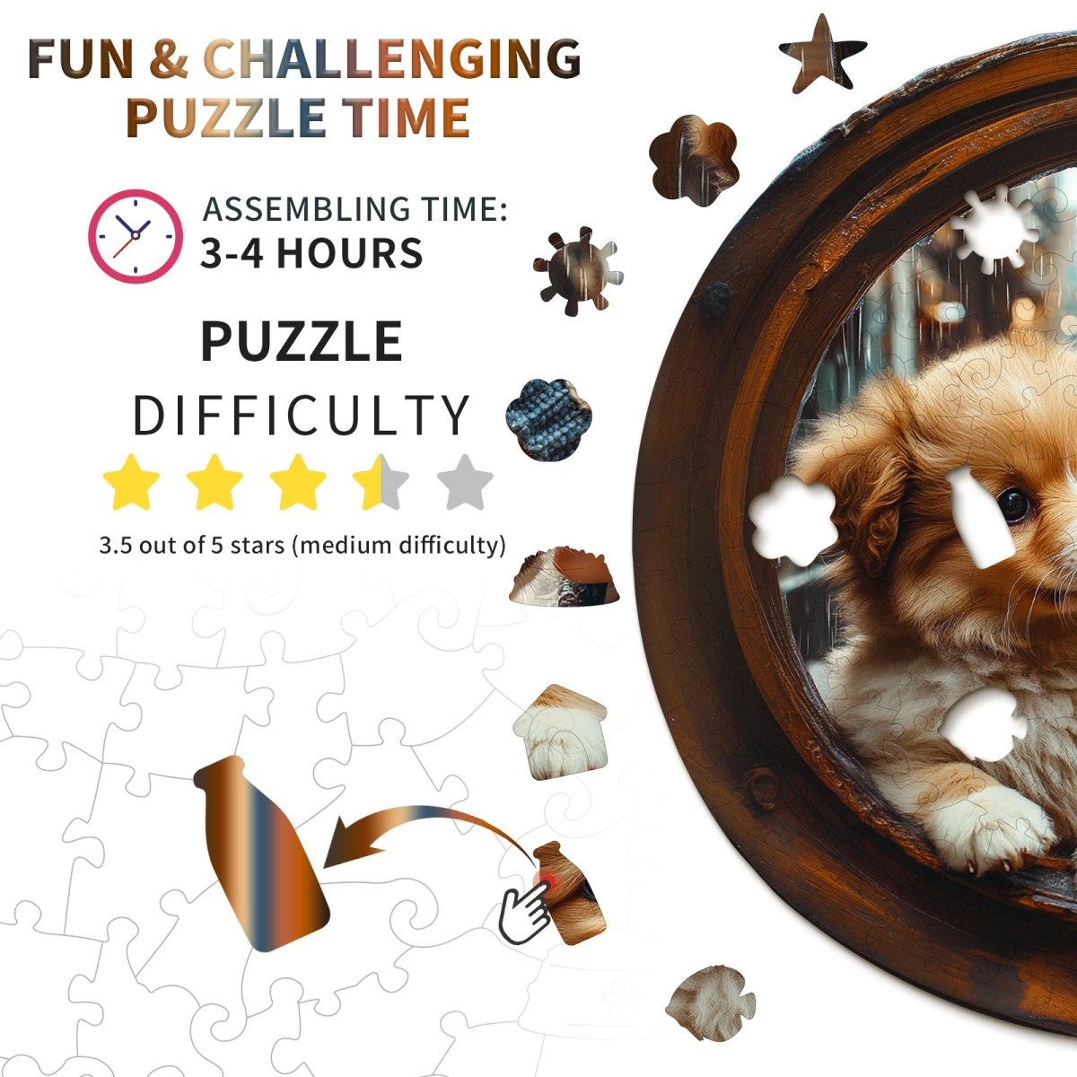 kaayee-hund-und-kind-holzpuzzle-medium-familie image 4