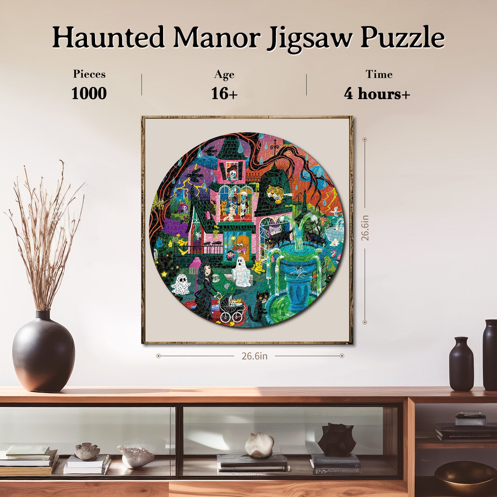 kaayee-cardboard-haunted-manor-puzzle-1000-teile-gothic image 4