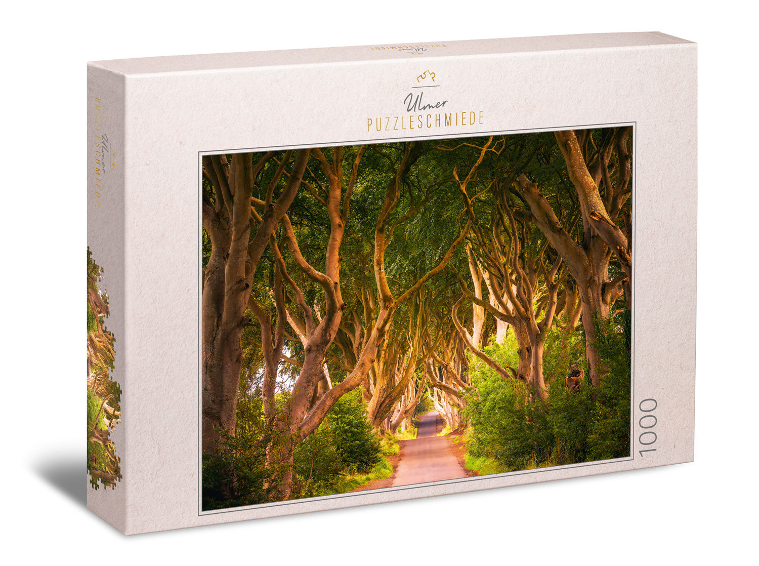 ulmer-puzzleschmiede-the-dark-hedges-puzzle-1000-teile-wald image 1