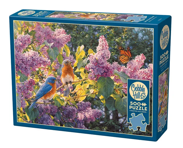 cobble-hill-500-piece-spring-interlude-puzzle-500-teile-garten image 1