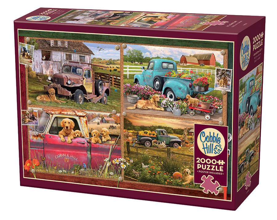 cobble-hill-2000-piece-it-s-a-dog-s-life-puzzle-hunde image 1