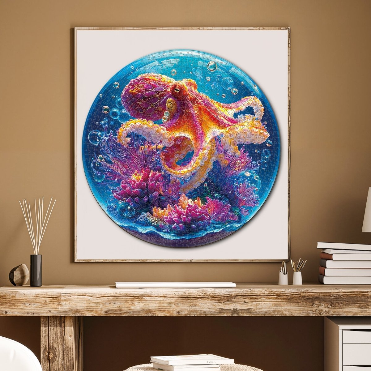 kaayee-cardboard-deep-sea-octopus-puzzle-1000-teile-standard-edition-rund image 5