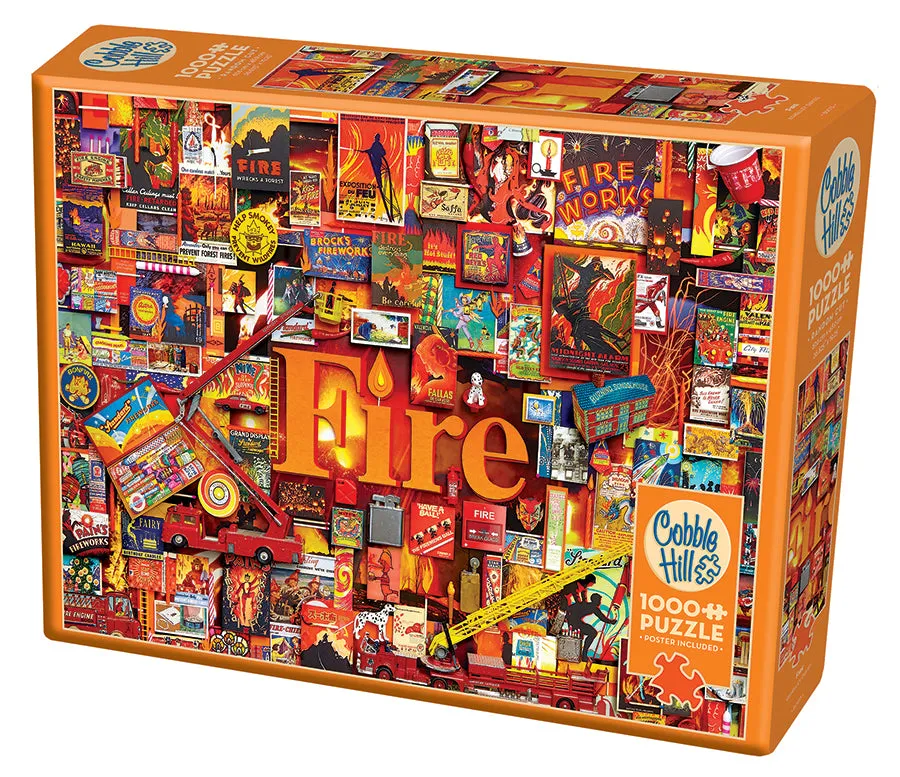 cobble-hill-1000-piece-fire-shelley-davies-puzzle-1000-teile-feuer image 1