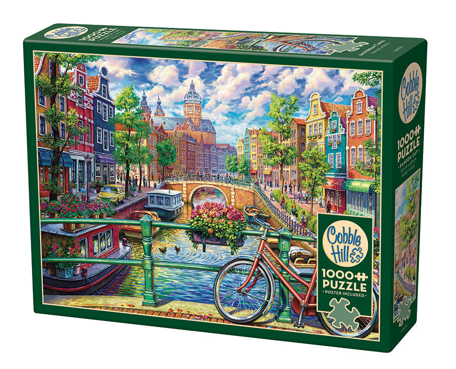 cobble-hill-amsterdam-canal-1000-teile-puzzle-gracht image 1