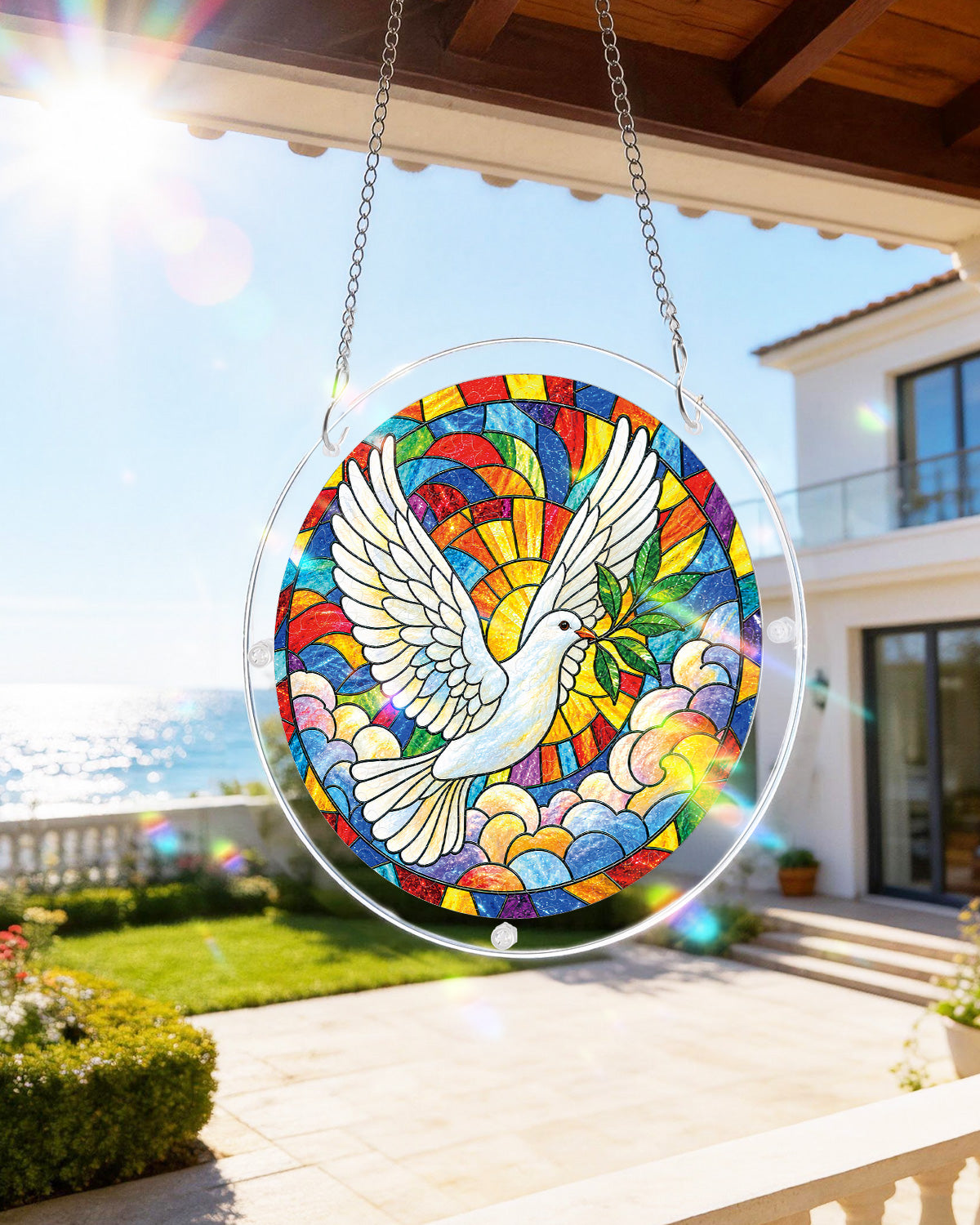 kaayee-suncatcher-puzzle-dove-of-dawn-sonnenf-nger-medium-20-8-cm image 7