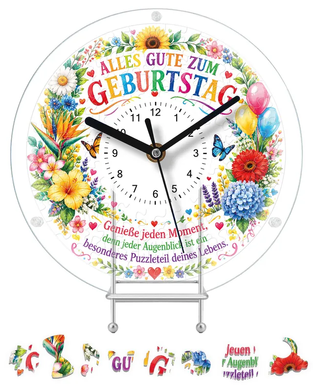 kaayee-clock-kit-geburtstag-diy-puzzle-uhr-regular-size image 1