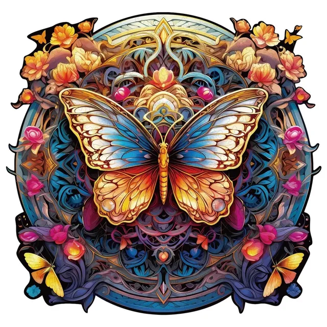 kaayee-wooden-puzzle-flapping-butterfly-holzpuzzle-medium image 1