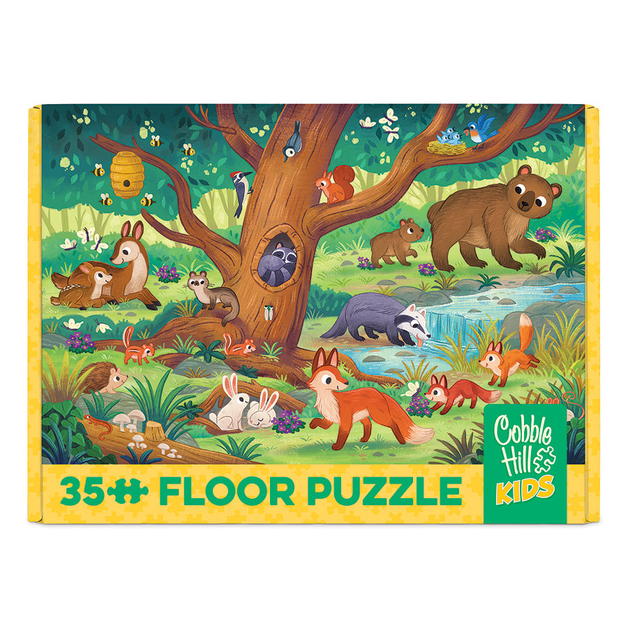 cobble-hill-floor-bear-and-friends-bodenpuzzle-35-teile-wald image 4