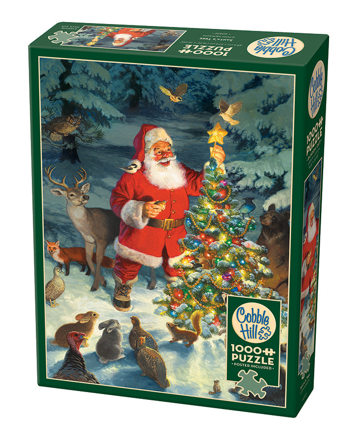 cobble-hill-1000-piece-santa-s-tree-puzzle-1000-teile-weihnachten image 1