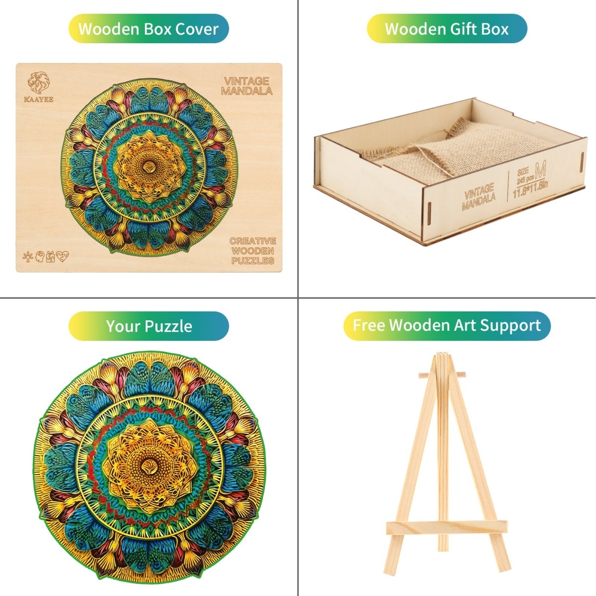 kaayee-vintage-mandala-holzpuzzle-medium-bunt image 3