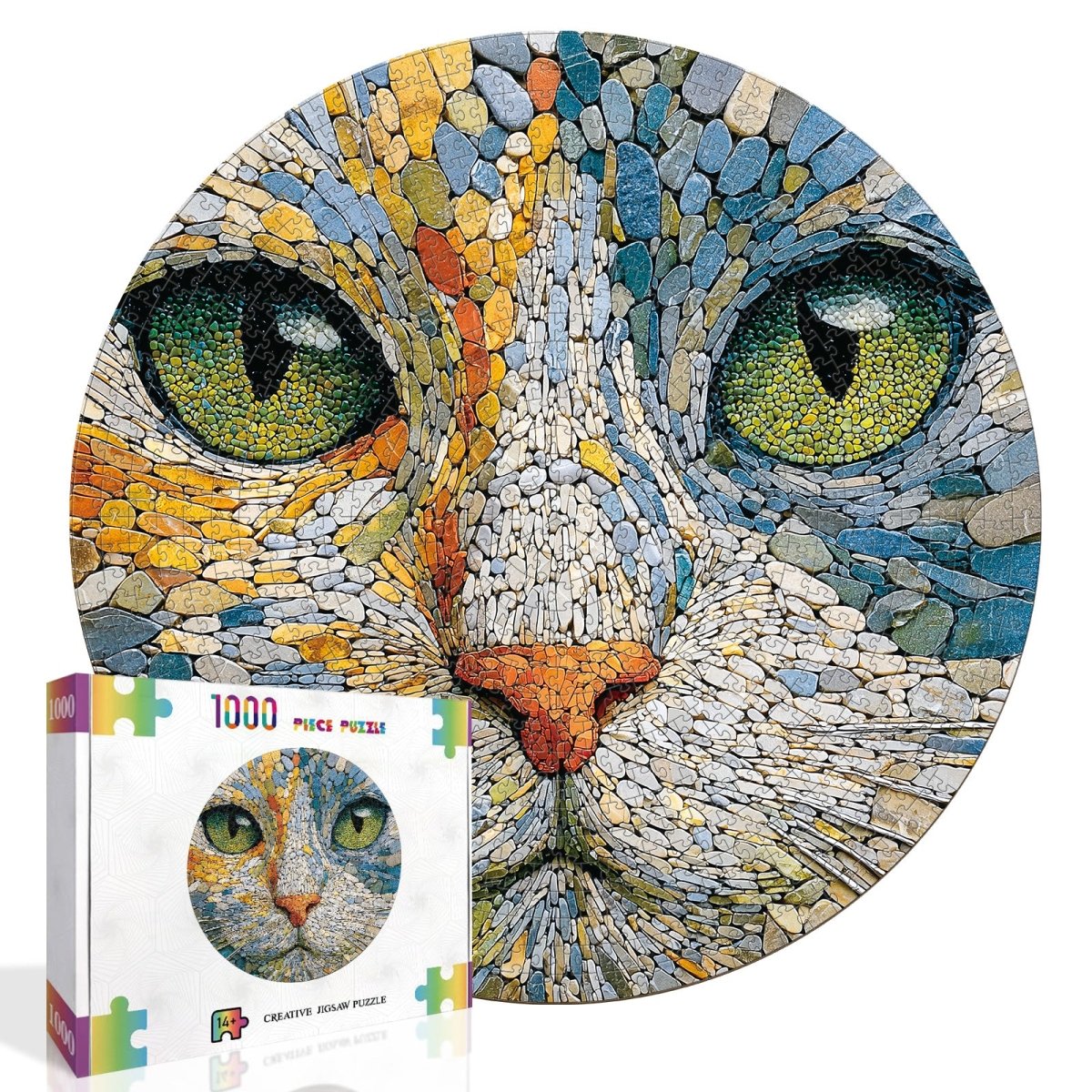 kaayee-emerald-cat-puzzle-1000-teile-katzenmotiv image 2