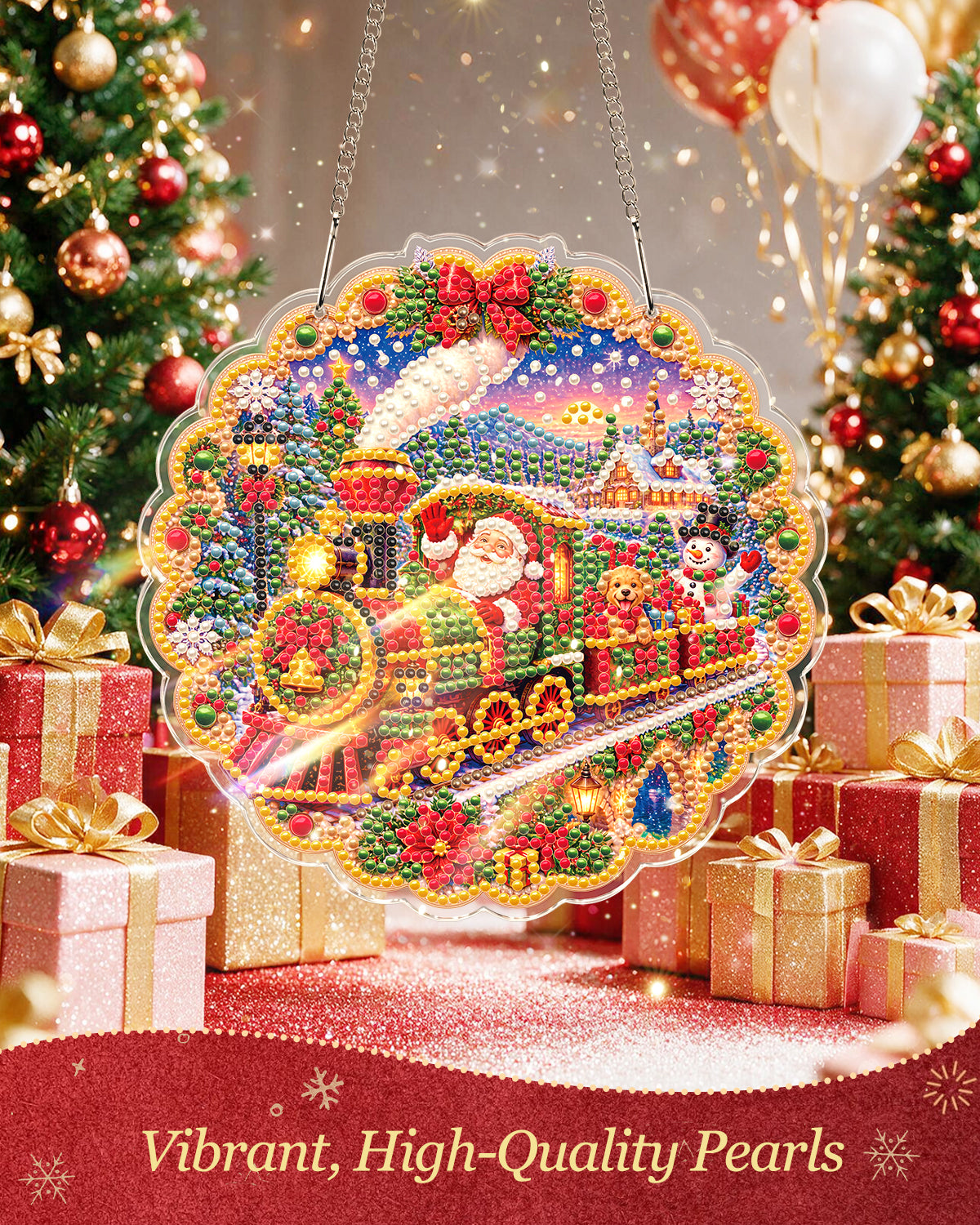 kaayee-suncatcher-puzzle-christmas-train-fensterbild-20-cm image 7