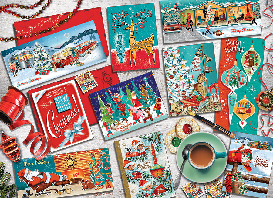 cobble-hill-1000-piece-mid-mod-season-s-greetings-retro image 2