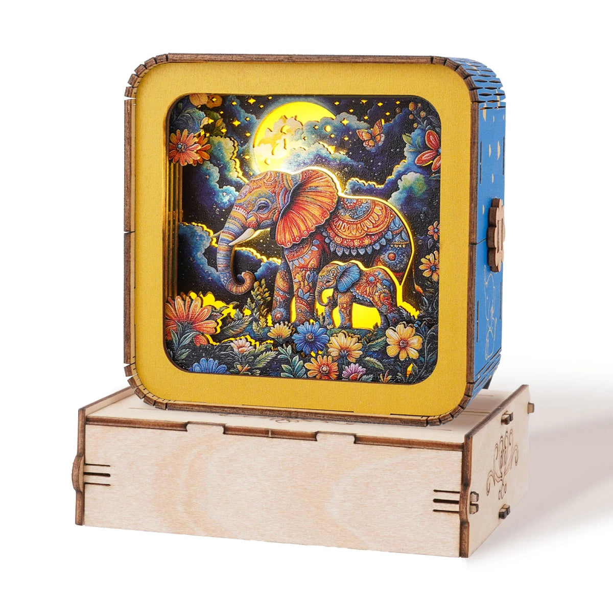 kaayee-night-light-elephants-moonlight-holzbausatz-elefant image 3