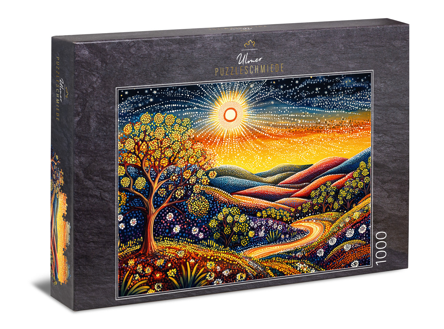 ulmer-puzzleschmiede-pilgerpfad-puzzle-1000-teile-sonne image 1