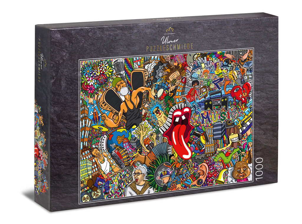 ulmer-puzzleschmiede-puzzle-1000-teile-graffiti-musik-streetart image 1