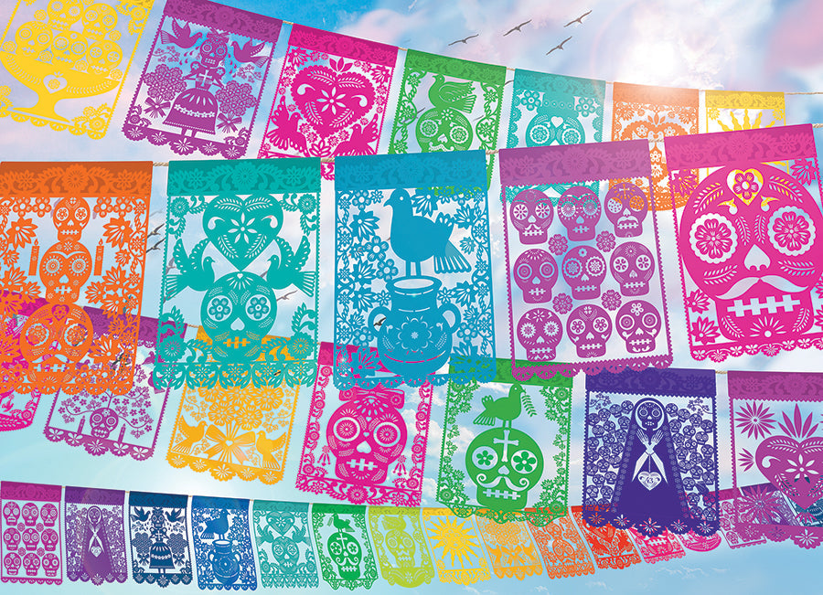 cobble-hill-500-piece-papel-picado-puzzle-500-teile-mexiko image 2
