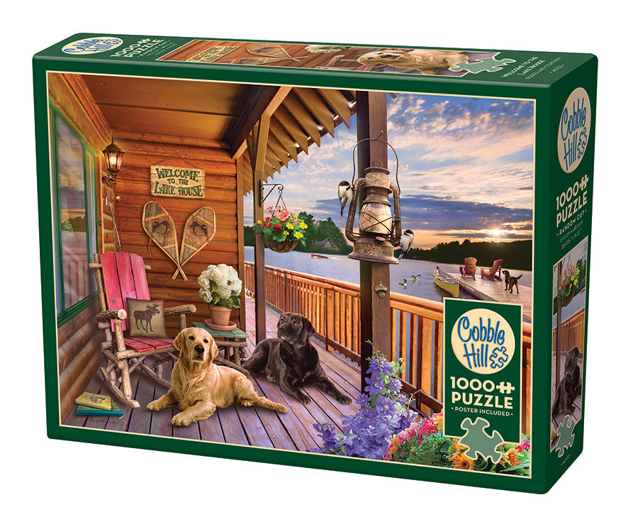 cobble-hill-welcome-to-the-lake-house-1000-teile-puzzle image 1