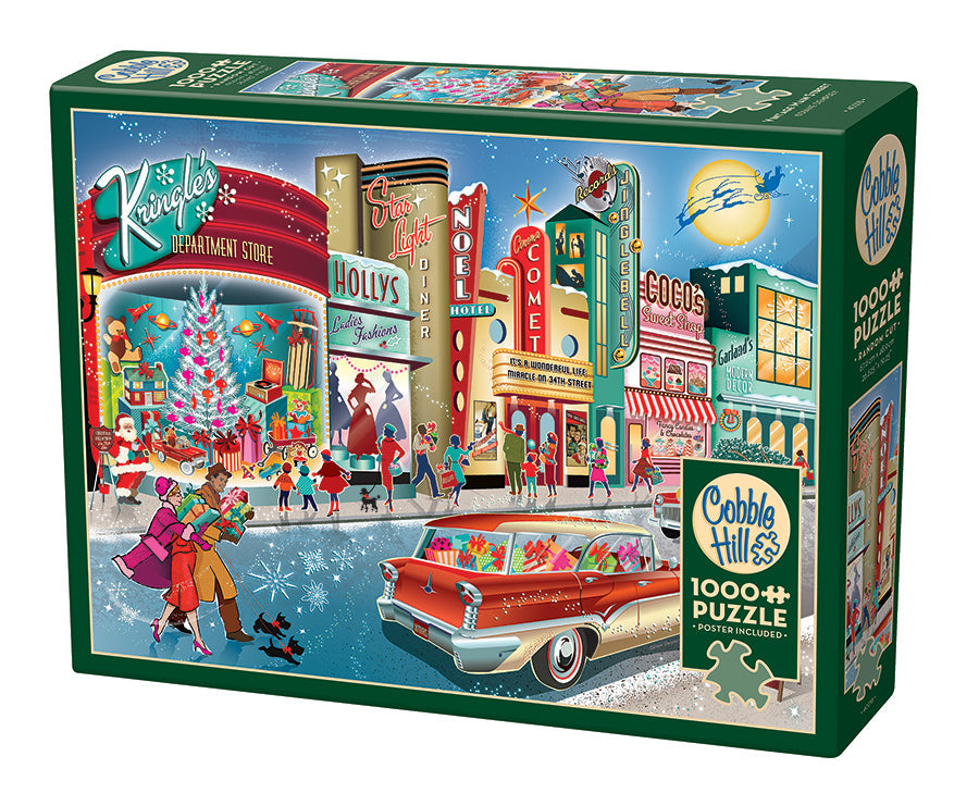 cobble-hill-1000-piece-vintage-main-street-puzzle-weihnachten image 1