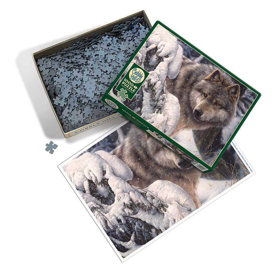cobble-hill-1000-piece-master-of-the-north-puzzle-wolf image 3