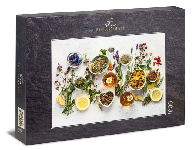 ulmer-puzzleschmiede-puzzle-1000-teile-kr-uter-und-tee-k-chenmotiv image 1