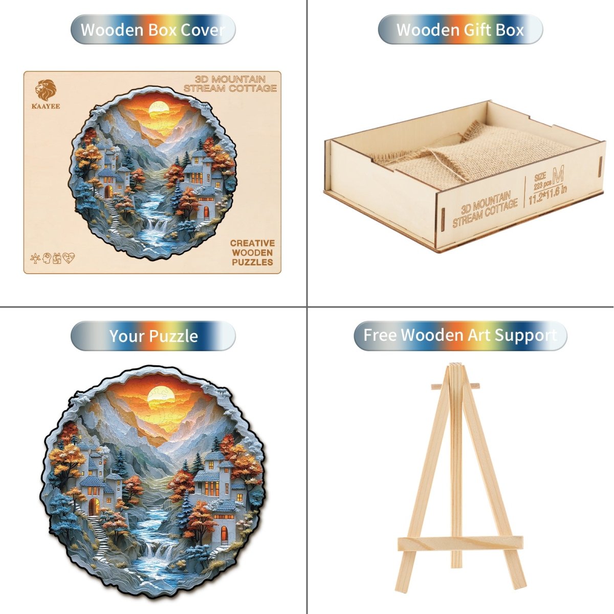 kaayee-mountain-stream-cottage-holzpuzzle-medium image 3