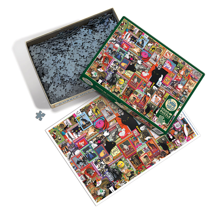 cobble-hill-1000-catsville-puzzle-1000-teile-katzen image 3