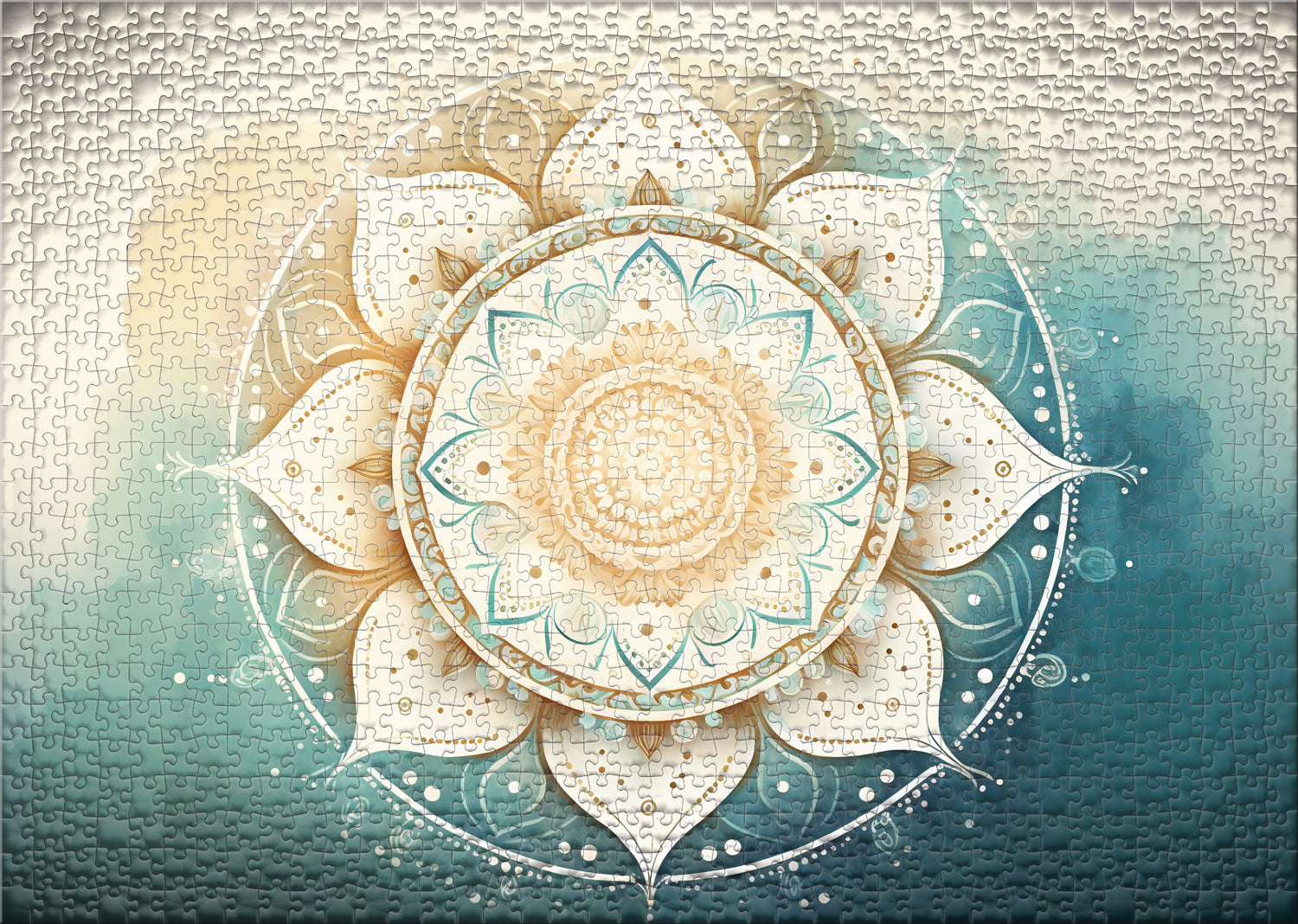 ulmer-puzzleschmiede-aquarell-puzzle-2000-teile-mandala image 2