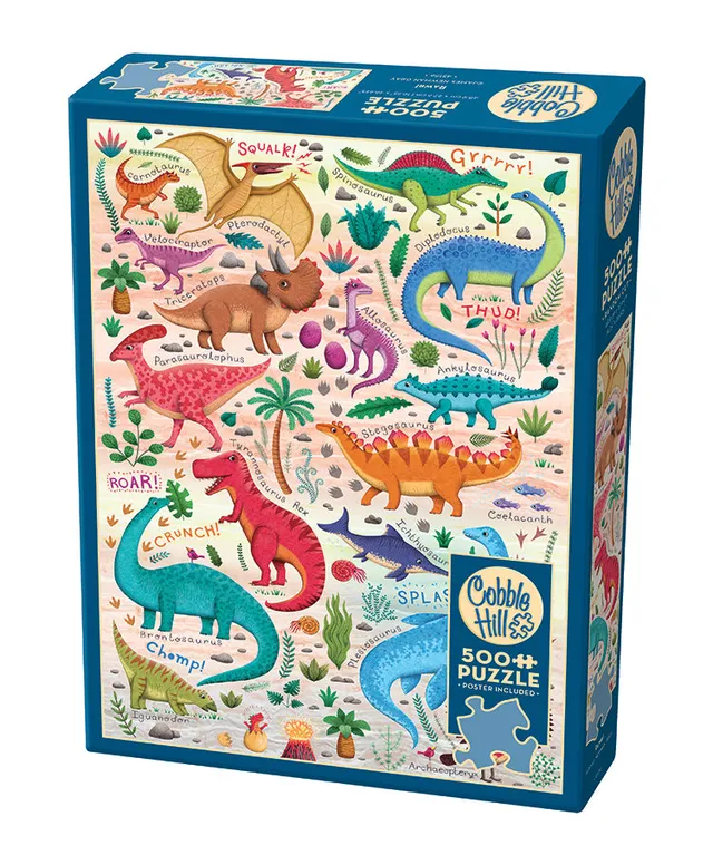 cobble-hill-500-piece-rawr-puzzle-500-teile-dinosaurier image 1