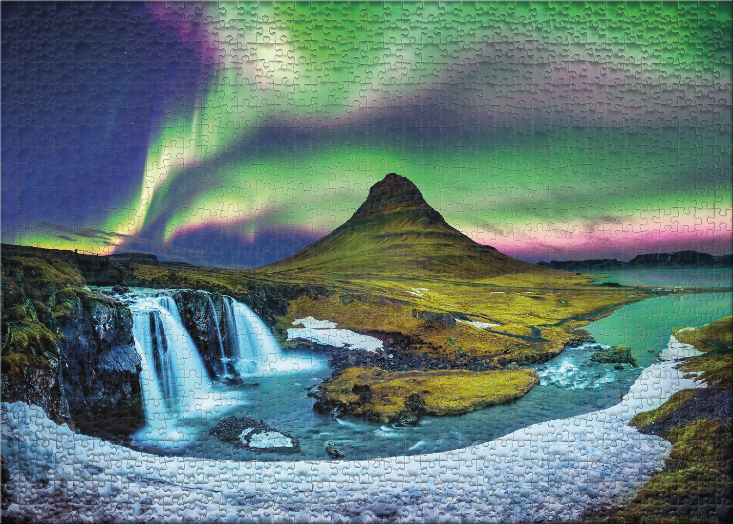 ulmer-puzzleschmiede-puzzle-500-teile-berg-licht-puzzle-island image 2