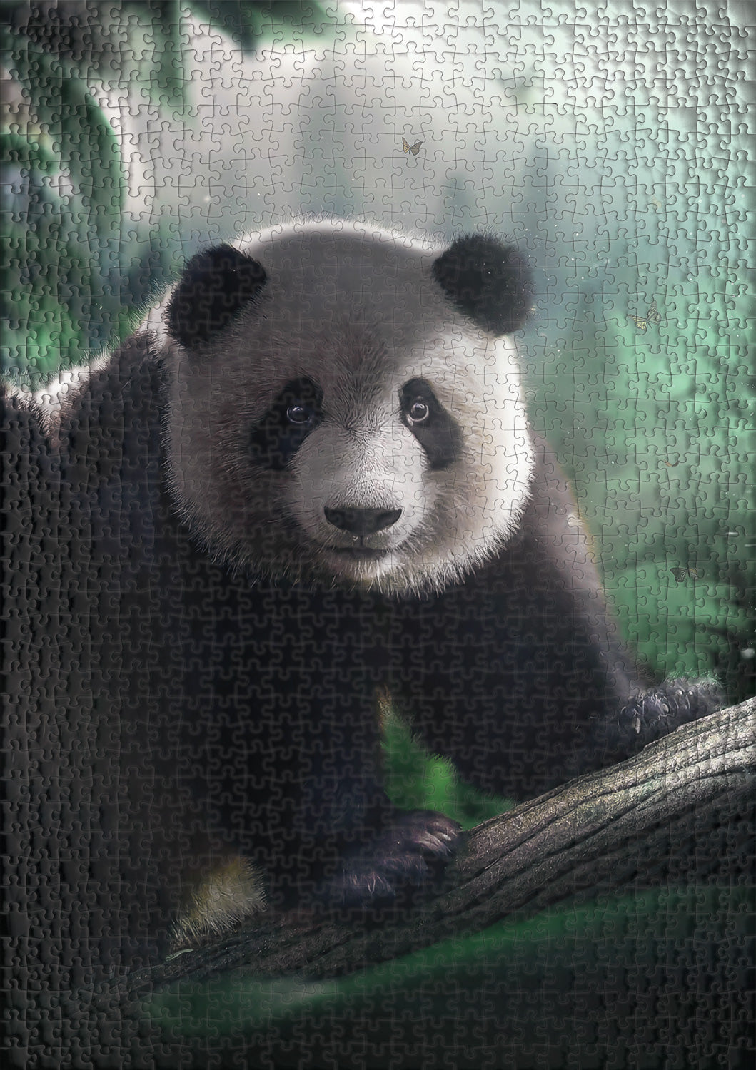 ulmer-puzzleschmiede-panda-im-bambuswald-puzzle-1000-teile image 2