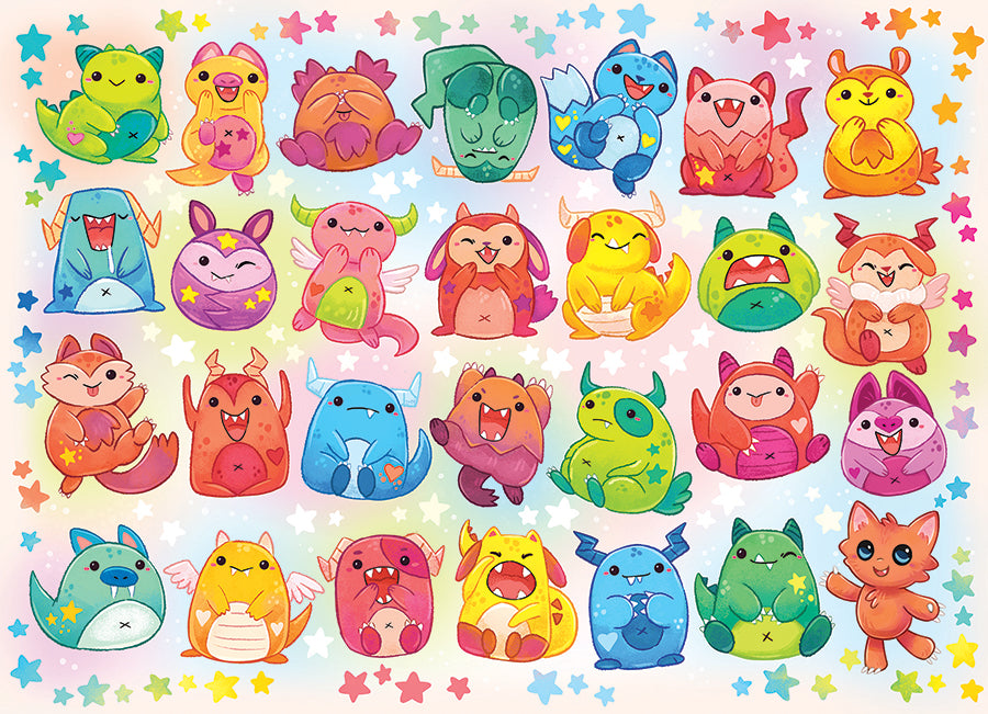 cobble-hill-family-350-little-monsters-puzzle-350-teile-monster image 2