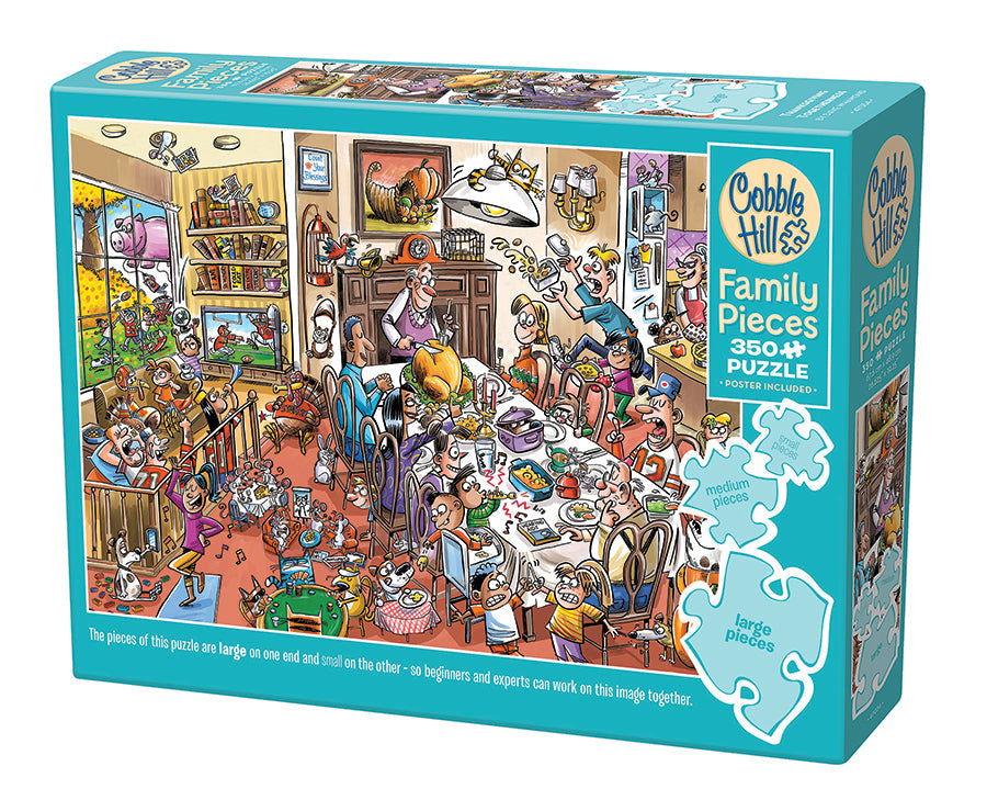 cobble-hill-family-pieces-350-thanksgiving-togetherness-puzzle-350-teile image 1
