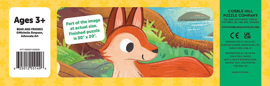 cobble-hill-floor-bear-and-friends-bodenpuzzle-35-teile-wald image 3