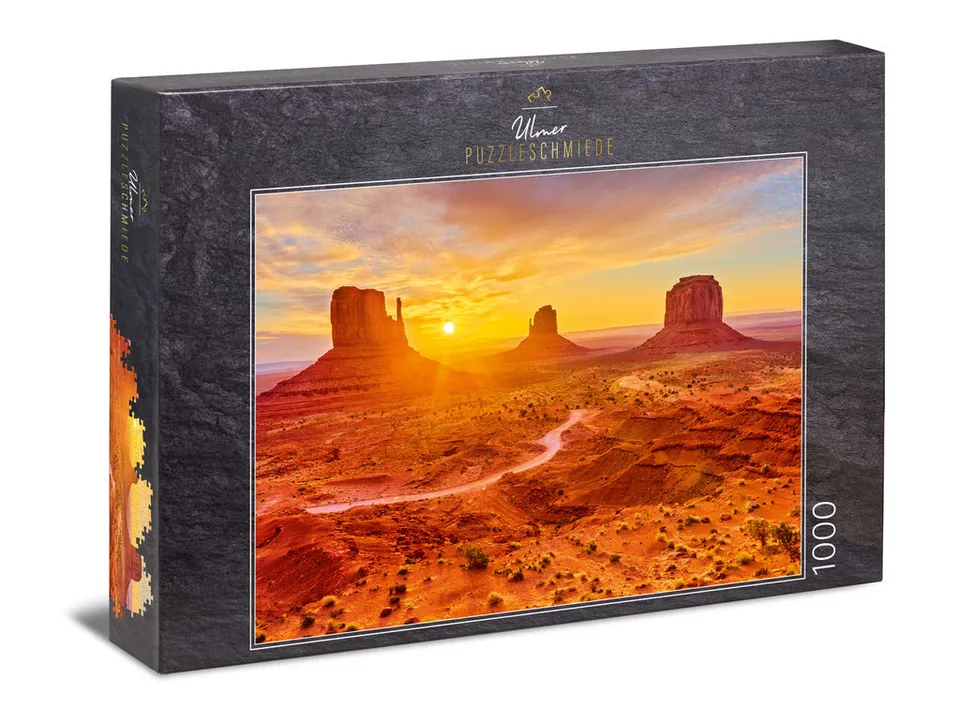 ulmer-puzzleschmiede-puzzle-1000-teile-monument-valley-usa-puzzle image 1