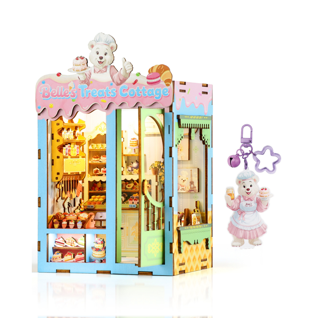 kaayee-book-nook-kit-belle-s-treats-cottage-miniaturhaus image 1