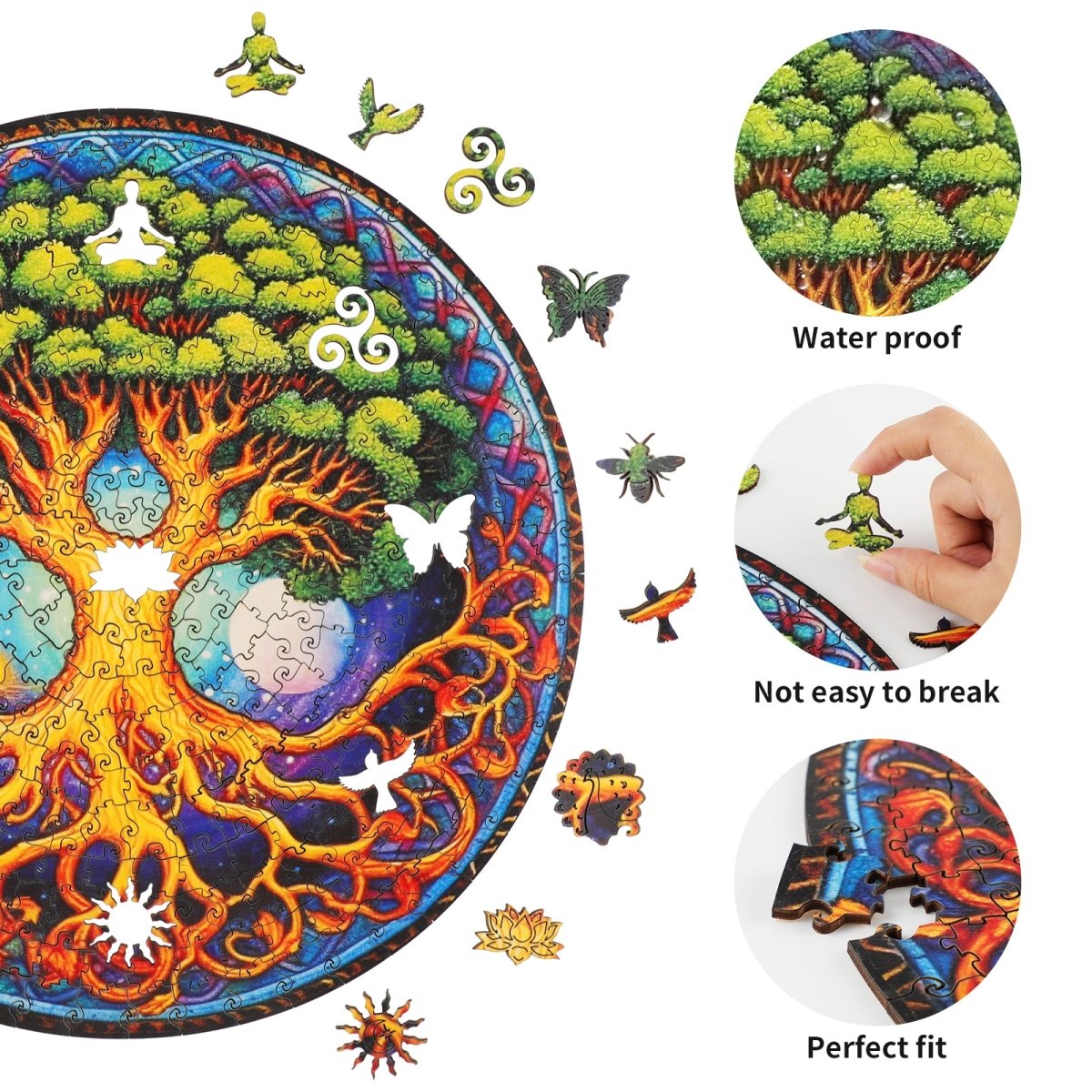 kaayee-wooden-puzzle-lush-tree-of-life-holzpuzzle-medium-rund image 2